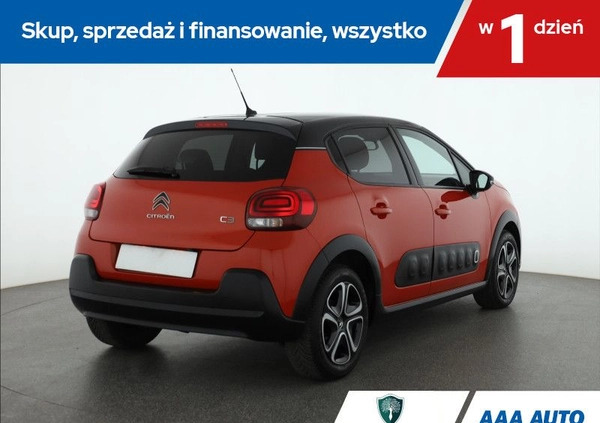 Citroen C3 cena 55000 przebieg: 76952, rok produkcji 2017 z Koniecpol małe 301
